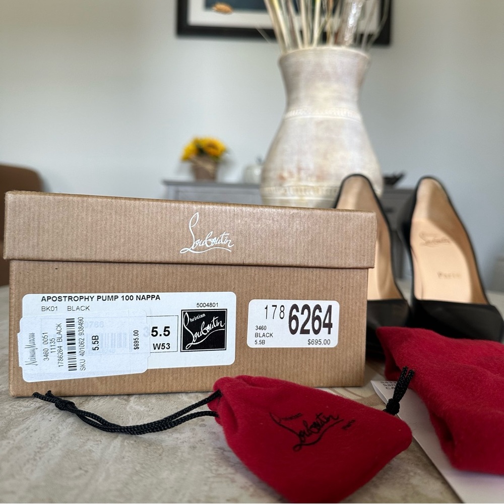 Christian Louboutin - Apostrophy Pump 100mm In Na… - image 4